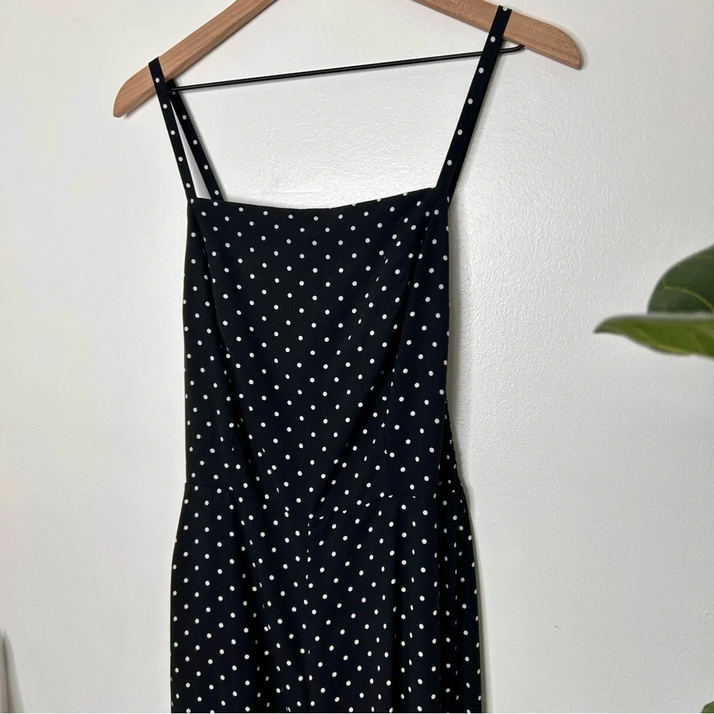 Polka dot square neck Jumpsuit - Picture 5 of 8